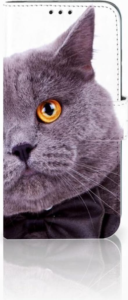Honor 10 Lite Telefoonhoesje met Pasjes Kat