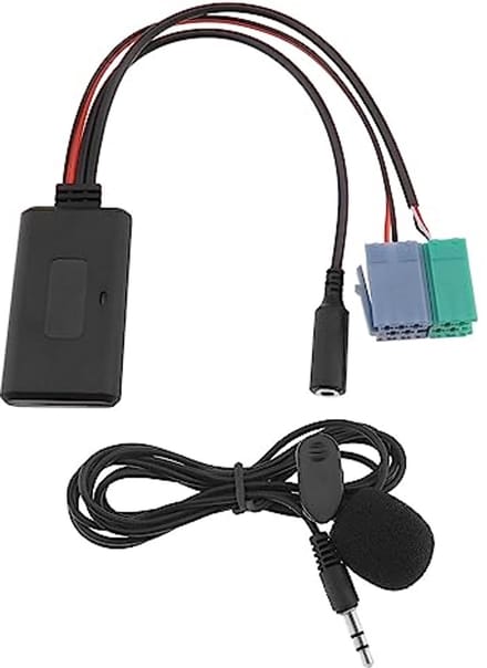 Bluetooth AUX-adapter met Microfoon voor Auto's - Compatibel met Renault