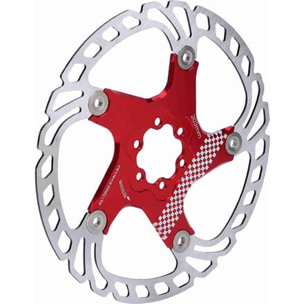 203mm Zwevende Schijf Zes Bouten Fiets Mountainbike Remschijf Fietsaccessoire(roodzilver ) gray