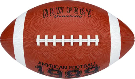 New Port American Football - Large - Bruin/Zwart/Wit