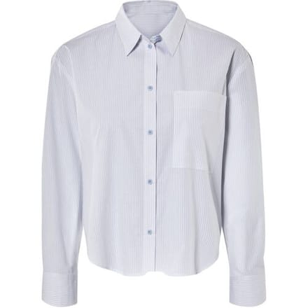 esmara Dames blouse (stijf blauw/wit, 36)