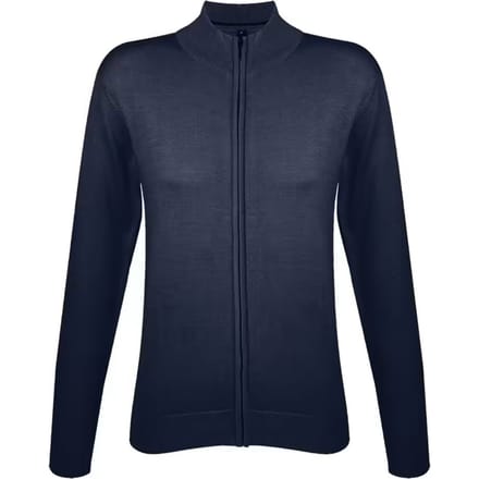 SOLS Gebreid vest met volledige rits dames/dames (Marine)