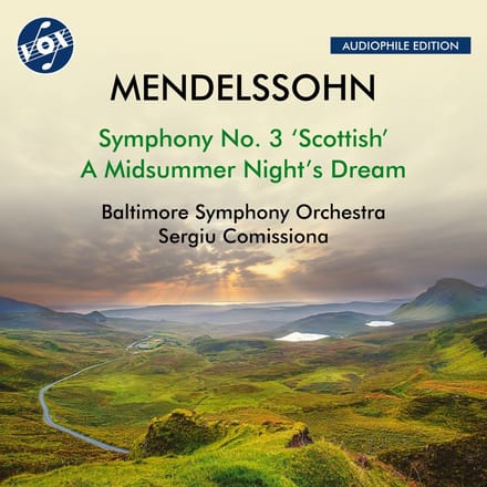 Baltimore Symphony Orchestra, Sergiu Comissiona - Mendelsshon: Symphony No. 3, Op. 56, Scottish; A Midsummer Night (CD)