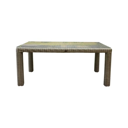 Bergamo dining tuintafel 240x100xH78 cm wit grijs