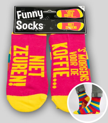 Funny socks - Voor de koffie