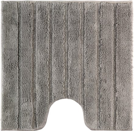 Casilin California WC-mat - 59 x 59 cm - Met uitsparing - Grijs