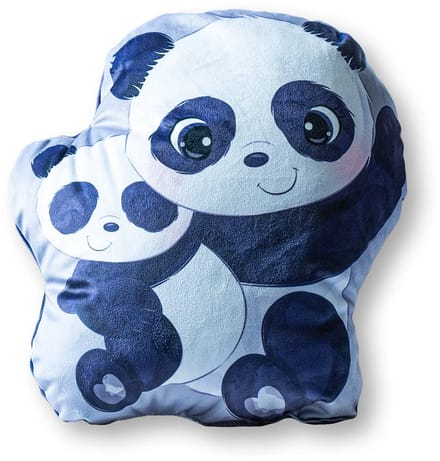 Pandabeer - Gevuld Sierkussen - Zacht Kussen - Roze