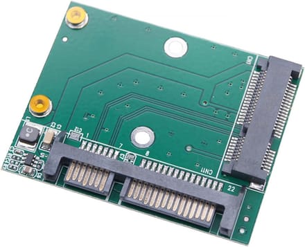 MSATA naar SATA Adapter - Converter Kaart - Opslag Uitbreiding - 3.5A Hoge Belasting