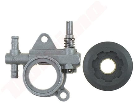 Oliepomp passend op Chinese kettingzaag 35cc SET ZENOAH GZ3500