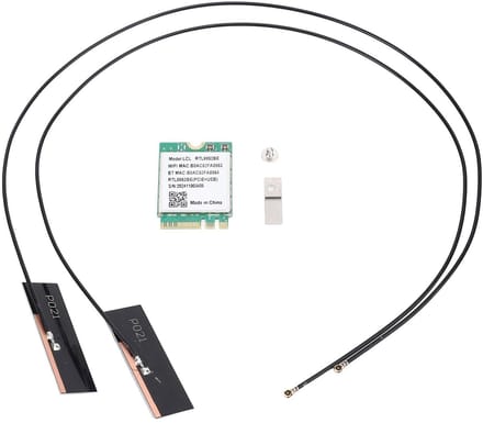 WiFi 6 M.2 Mini Desktop Adapter - 1800Mbps, BT5.2, MU-MIMO, Compatibel met Win10/11 en Linux