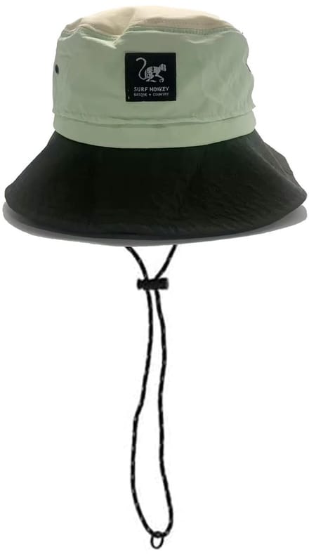 Waterdichte booniehoed voor heren/dames - One size - Opvouwbaar (mintgroen)