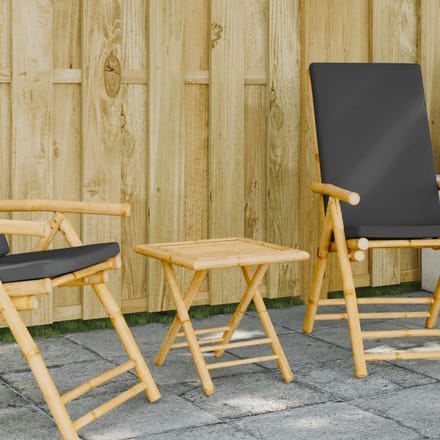 Opvouwbare Bamboe Bistrotafel voor Tuin en Balkon