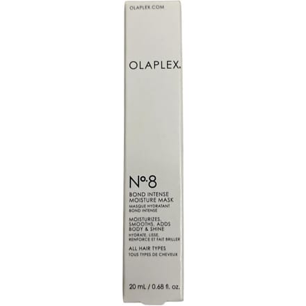 Olaplex, No.8 Bond Intense, Masque Crème Traitant pour Cheveux, Brillance & Corps, 20 ml