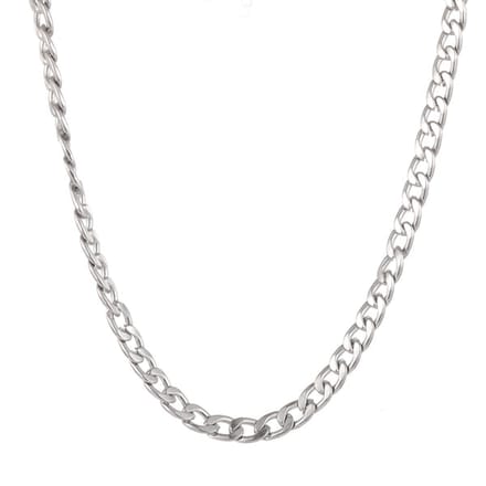Go Dutch Label Ketting schakel 5mm Zilver N1858-1