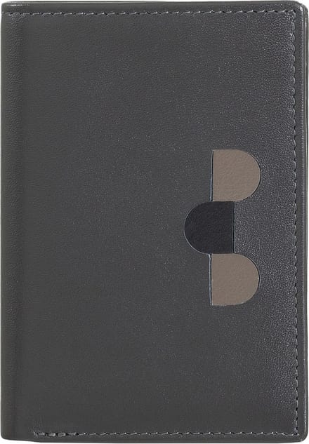 DuDu Capri Portemonnee RFID-bescherming Leder 11.5 cm - Jongens - Staand formaat - anthracite mosaic