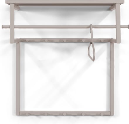 Spinder Design kapstok Rizzoli - Silky Taupe - 10 haken - Staal