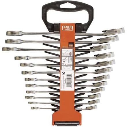 Bahco 1RM/SH12 Steek-ringratelsleutel Sleutelbreedte (metrisch) 8 - 19 mm