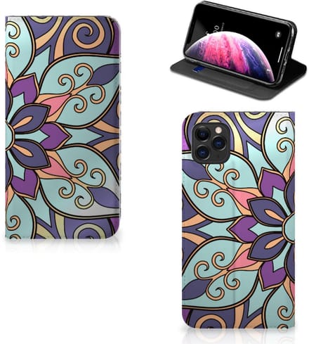 Apple iPhone 11 Pro Max Smart Cover Purple Flower