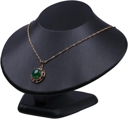 Sieradenstandaard - Display buste - Sieraden organiseren - Fluwelen afwerking - 19x14x16 cm - Zwart