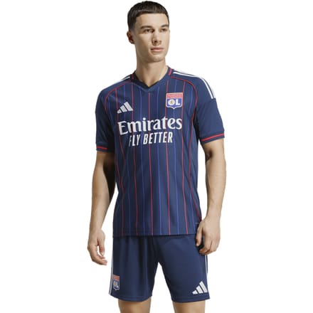 Adidas Olympic Lyon Away 25-26 Truien/Replica's Heren - Blauw - Maat S - Poly Jersey