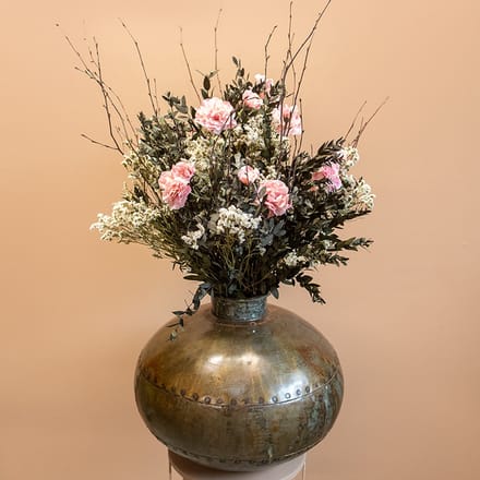 Mixed Flowers Boeket Indy | Eucalyptus | Droogbloemen | Kunstbloemen
