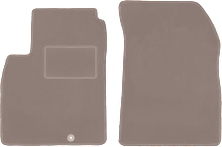 Beige voormatten voor: Nissan Micra K13 hatchback (2010-2016)