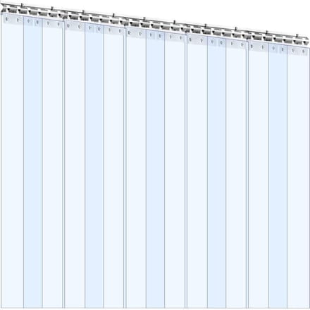 Strookgordijn PVC Deurgordijn 60  x 84  Koelcel Vriescel Helder Plastic
