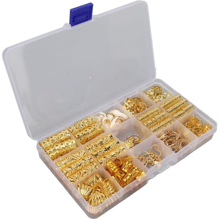 Dreadlocks Sieraden Modieuze Vintage Patroon Sieraden Dreadlocks Kralen voor Haar Sieraden gray