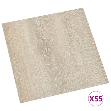 vidaXL - Vloerplanken - Beige - 5,11 - m² - 55 - st - PVC