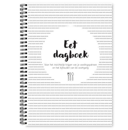 Fyllbooks - Eetdagboek - Dieet Invulboek - Voeding & Leefstijl - 12 Weken