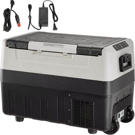 Auto Koelkast - 55 L Dual Zone - koelbox - -20 tot 10°C - 12/24V Dc En 100-240V - Ac Compressor Koeler