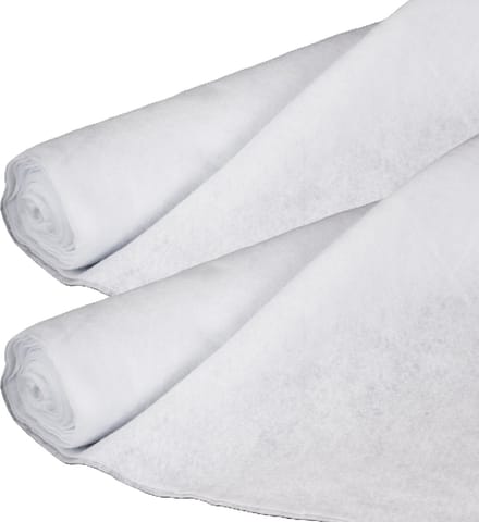Feeric Christmas Sneeuwdeken/sneeuwtapijt - 2x - wit - 100 x 200 cm - polyester - kerstversiering