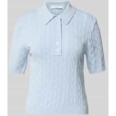 slim fit poloshirt van viscosemix model 'Thilla'
