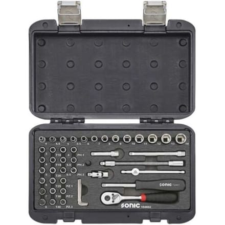 Sonic - Doppenset - met 1/4" ratel