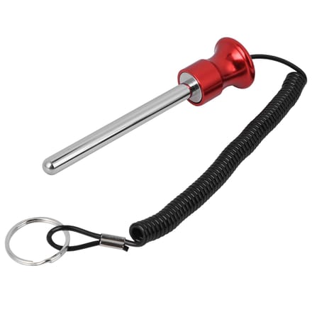 Magnetische gewichtstapelpin met trekkoord, accessoires voor krachttraining, rood gray