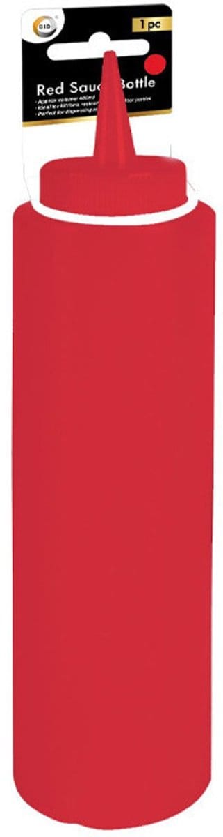 DID Sausfles - ketchup - rood - doseerfles - 21 cm - knijpfles