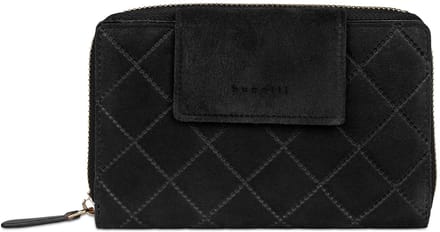 bugatti portemonnee Fabia Ladies Zip Wallet Black zwart