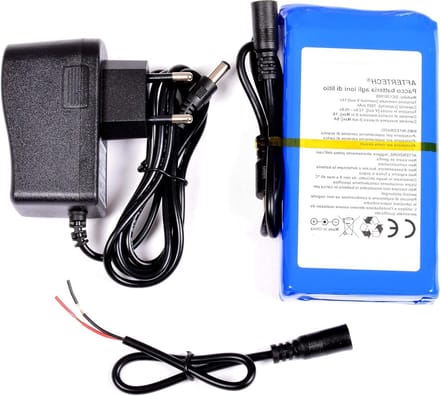 Lithium Accupack - Draagbare Energie - Apparaten Voeden - Geïntegreerd BMS - 7000 mAh 12V - Zwart