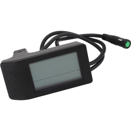 Elektrische Fiets LCD Display Meter Waterdichte 5-pins Connector Fiets Conversie Meter voor Bafang gray