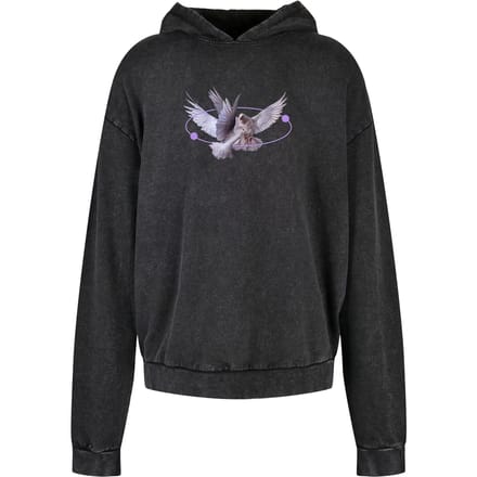 Mister Tee - Vive la Liberte Oversize Hoodie/trui - M - Zwart