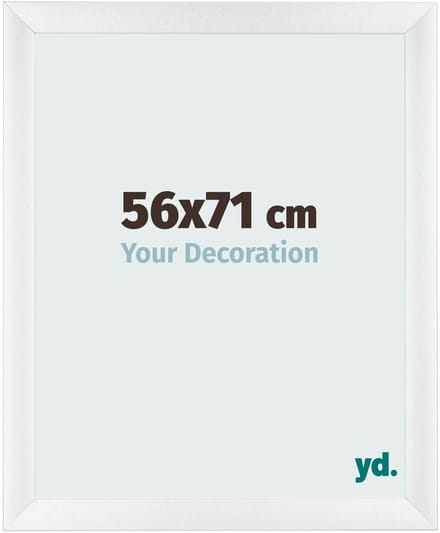 Your Decoration - Fotolijst 56x71 cm - MDF - Wit Hoogglans - Pisa