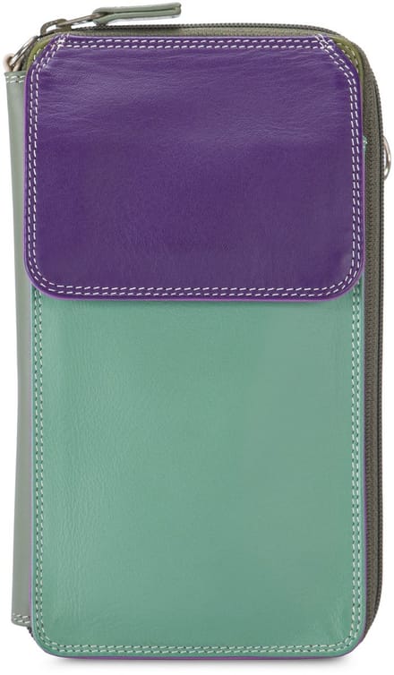 Mywalit Portemonnee Leder 11 cm - Unisex - Staand formaat - orchid