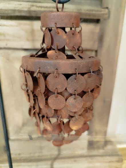 Schijfjes kroonluchtertje hanger