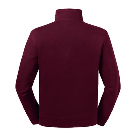 Russell Heren Authentieke Kwartier Ritssweatshirt (Bourgondië)