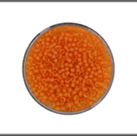 9660-144 Jap. Miyukirocailles - 2,2mm - col.inside orange - 10 gram