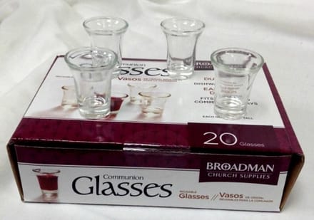 Glazen avondmaalglaasjes (20)