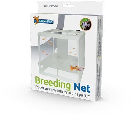 Superfish Kweeknetje - Aquarium Toebehoren - 16x14x15 cm Wit 16x14x15 Cm