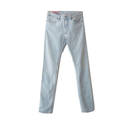 Acne Studios Blauwe Katoenen Skinny Jeans