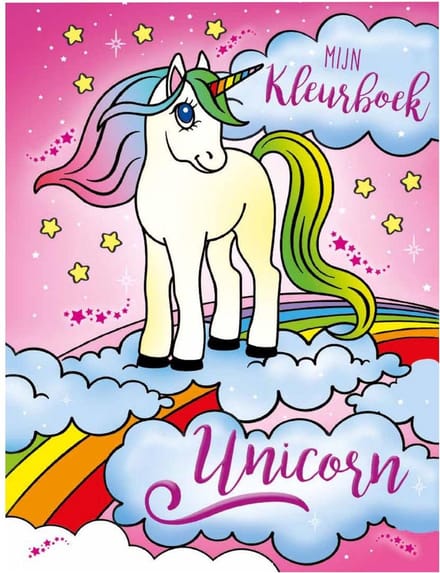 Mondikaarten My Coloring Book Unicorn