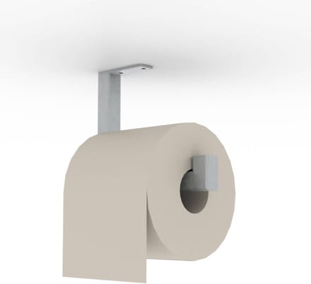 Looox Mini Base Shelf Toiletrolhouder 16x14 cm RVS Geborsteld